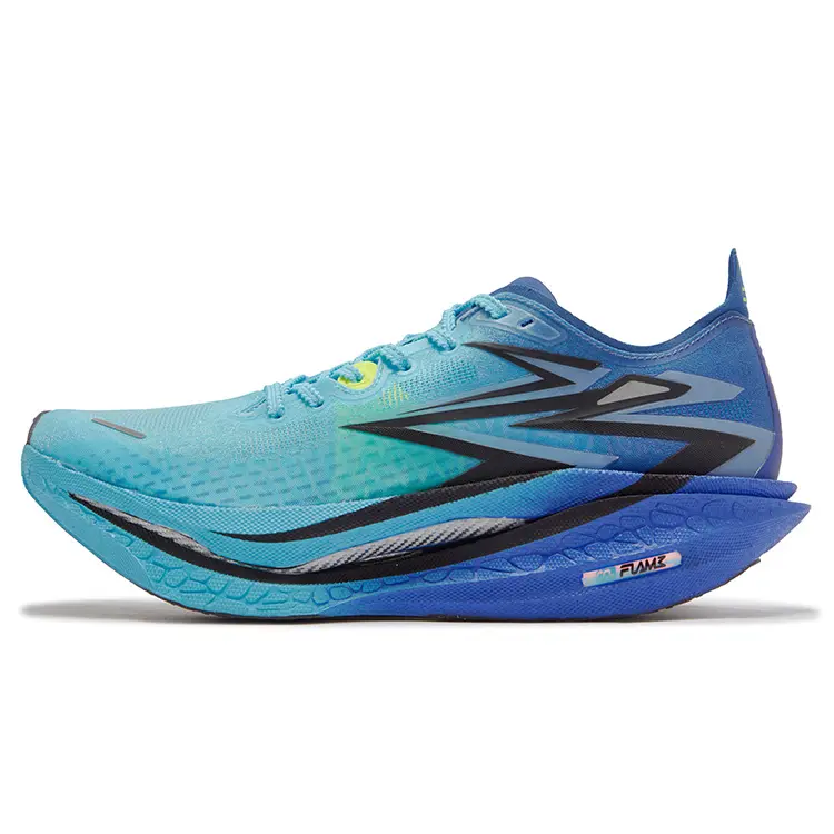 361° Flame 4 Cushioning, Slip Resistant, And Abrasion Resistant Low Top Casual Running Shoes Unisex Aquarius Blue