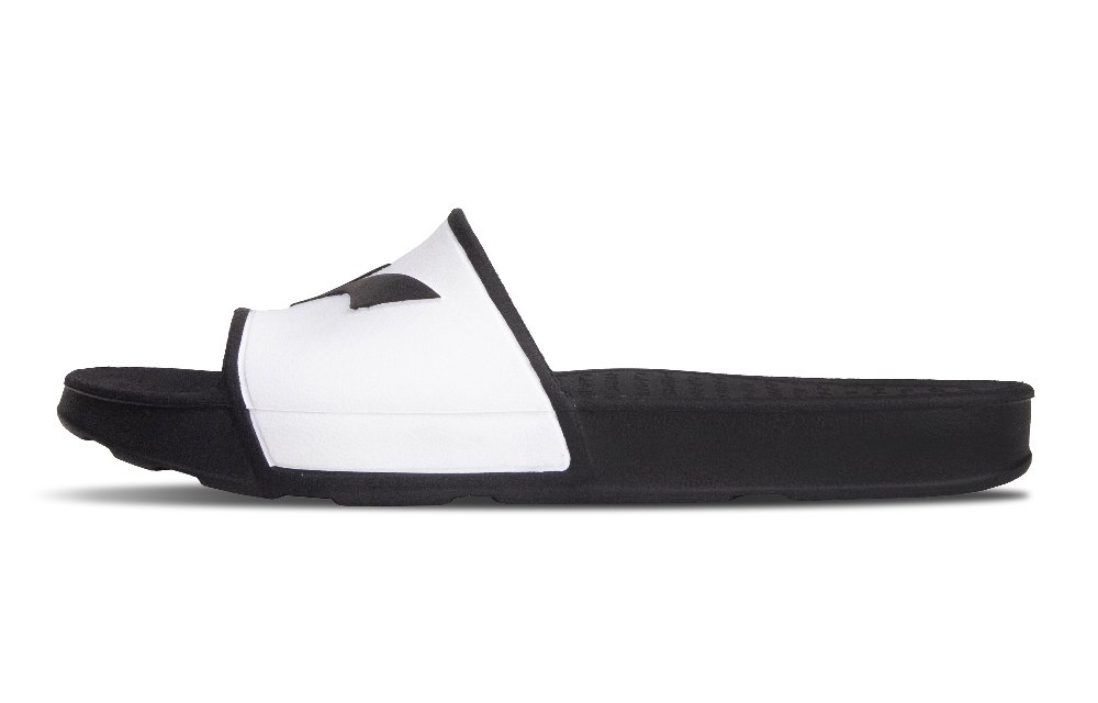 LiNing Quiet Abrasion Resistant Slide Slippers Men's Black White