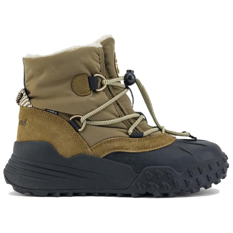 Timberland Wear-Resistant Slip-Resistant Warm Short Snow Boots Women's Green