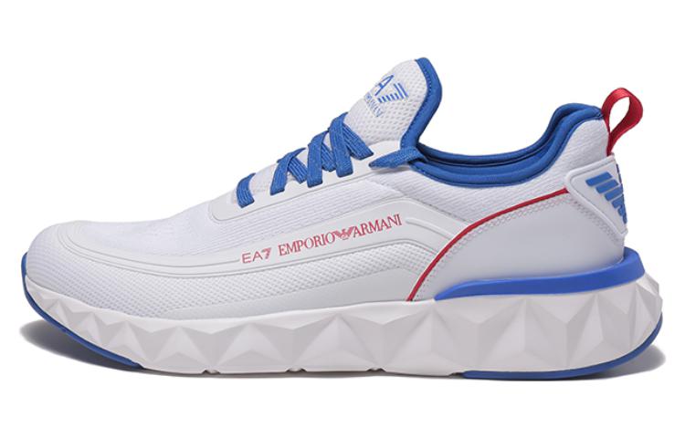 EMPORIO ARMANI EA7 Casual Shoes Unisex Low top White/Blue купить в интернет-магазине Yoocart с быстрой доставкой по России.