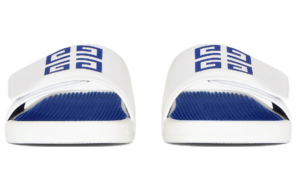 Givenchy Slide Slippers Men's White Blue