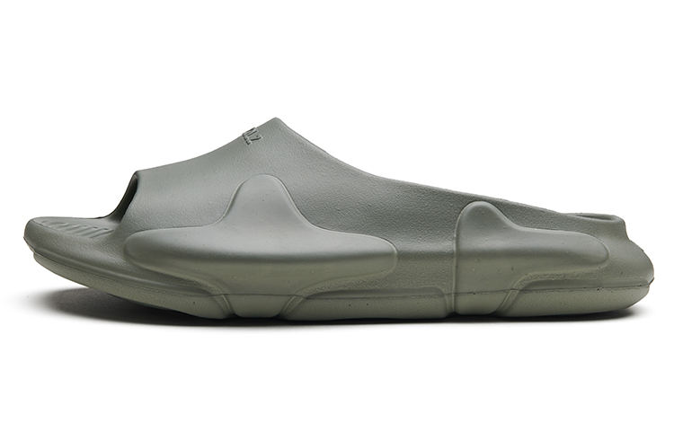 EQLZ EQUALIZER Oasis Quiet Abrasion-Resistant Slide Slippers Unisex Moss Gray