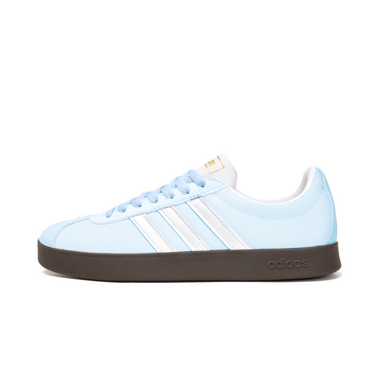 Adidas Neo VL Court 2.0 Ink, Sea Salt Milk Blue Abrasion Resistant Balance Low top Skateboard Shoes Unisex White Blue