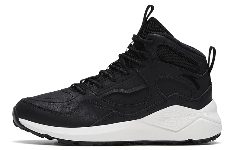 Anta Cushioning Anti-Slip And Wear-Resistant High-Top Sports Casual Shoes Women's Black