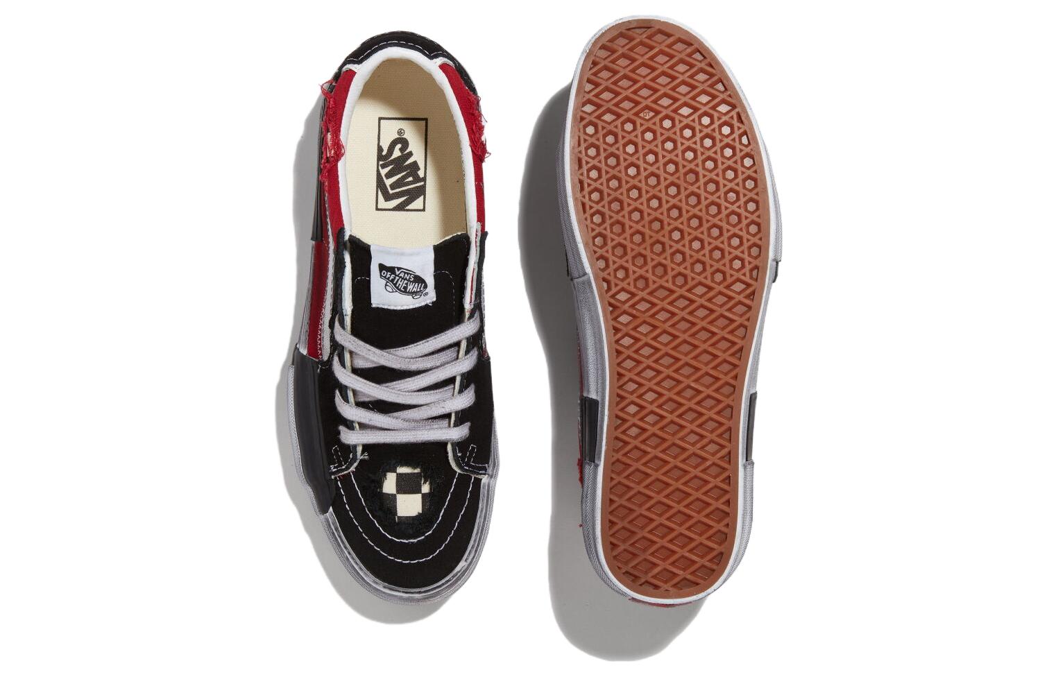 Vans Sk8 Low Reconstruct 'Black Red' купить в интернет-магазине Yoocart с быстрой доставкой по России.