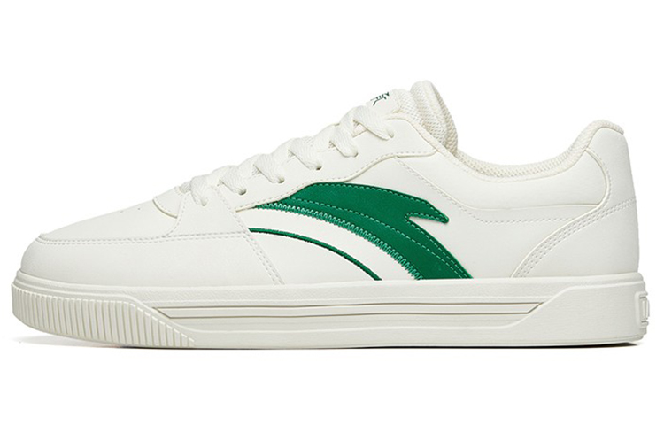 Anta Life Collection Low-Top Skateboard Shoes Men's Green White