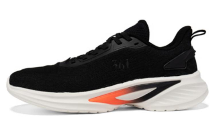 361° Anti-Slip Wear-Resistant Low-Top Running Shoes Men's Black