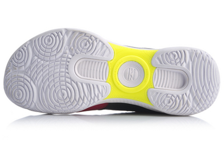 LiNing Battle Halberd TD Rebound Cushioning Breathable Wear-Resistant Low-Top Badminton Shoes Women's Neon Orange