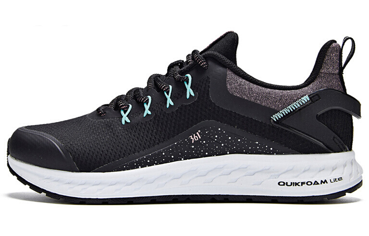 361° Breathable Cushioning Low Top Sports Casual Shoes Women's Black White