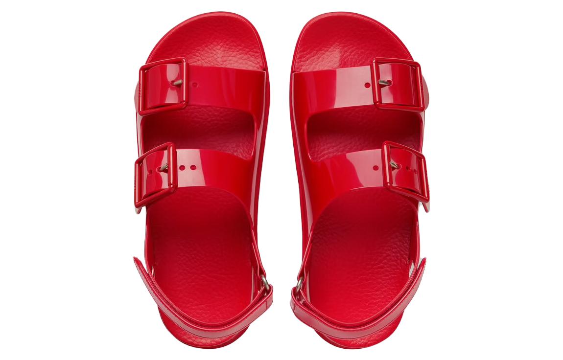 GUCCI Mini Double G Sandal Red Rubber Women's купить в интернет-магазине Yoocart с быстрой доставкой по России.