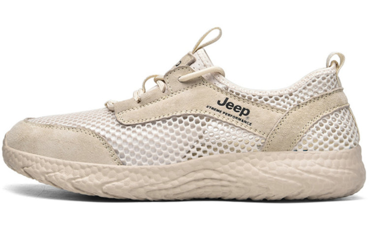 Jeep Cushioning, Slip Resistant, Abrasion Resistant, Breathable, Coverage, Support Low Top Casual Shoes Men's Sand