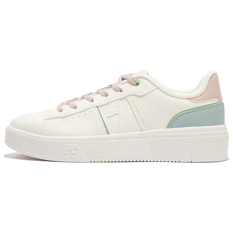 361° Wear resistant And Lightweight Low Top Skateboard Shoes Women's White Green