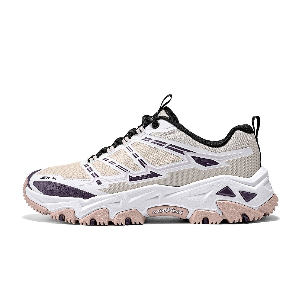 Skechers OUTDOOR WOMENS Abrasion Resistant Low Top Outdoor Shoes Women's Ecru