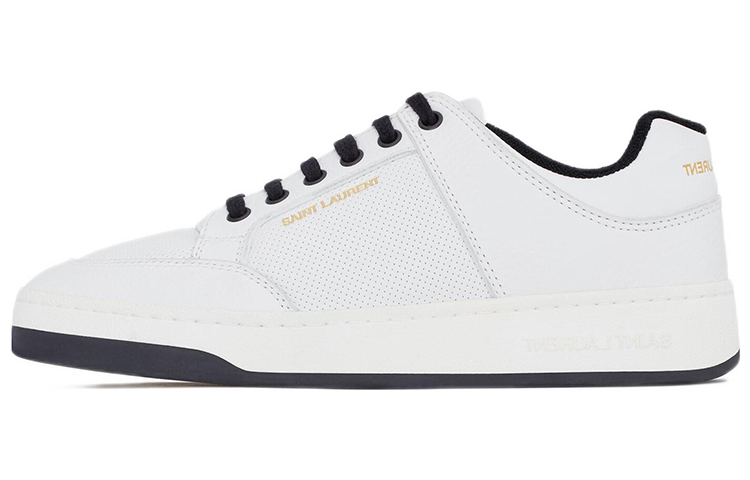 SAINT LAURENT SL/61 Low Tops White Leather