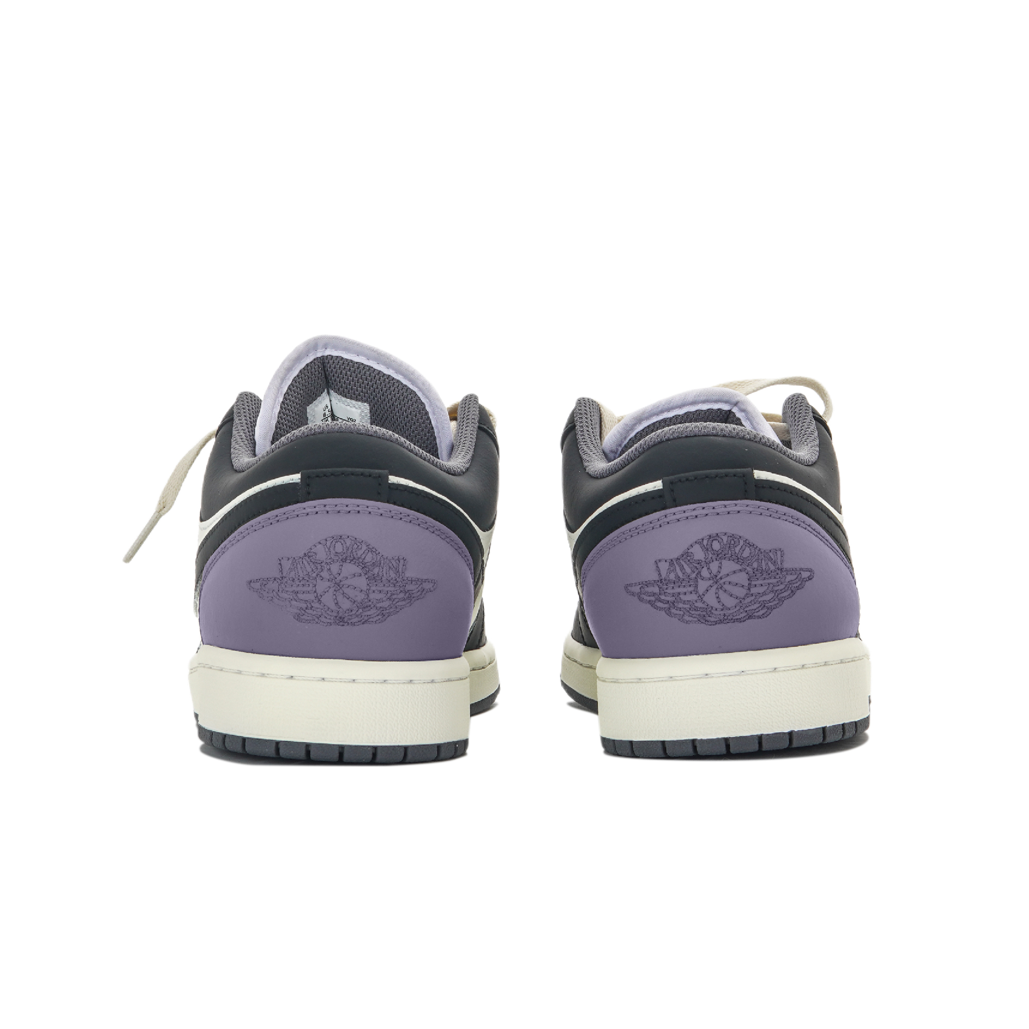 Jordan Air Jordan 1 Abrasion Resistant Low Top Vintage Basketball Shoes Unisex Black Purple купить в интернет-магазине Yoocart с быстрой доставкой по России.