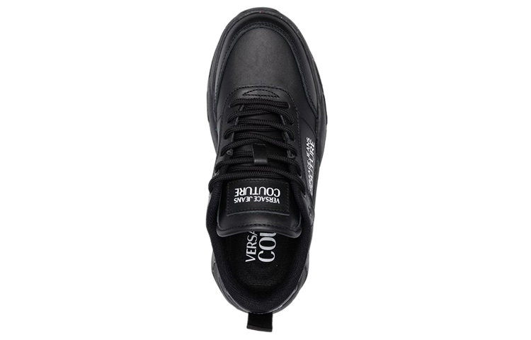 VERSACE Jeans Couture Low Top Casual Shoes Women's Black