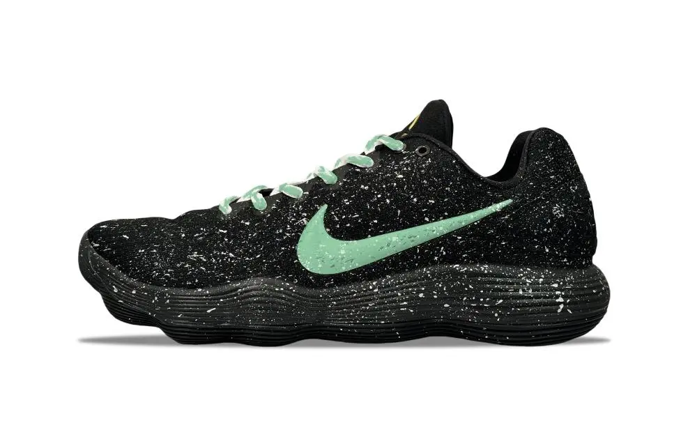 Nike Hyperdunk 2017 YDCC Firefly Baby's Breath Abrasion Resistant Low top Basketball Shoes Unisex Black Green