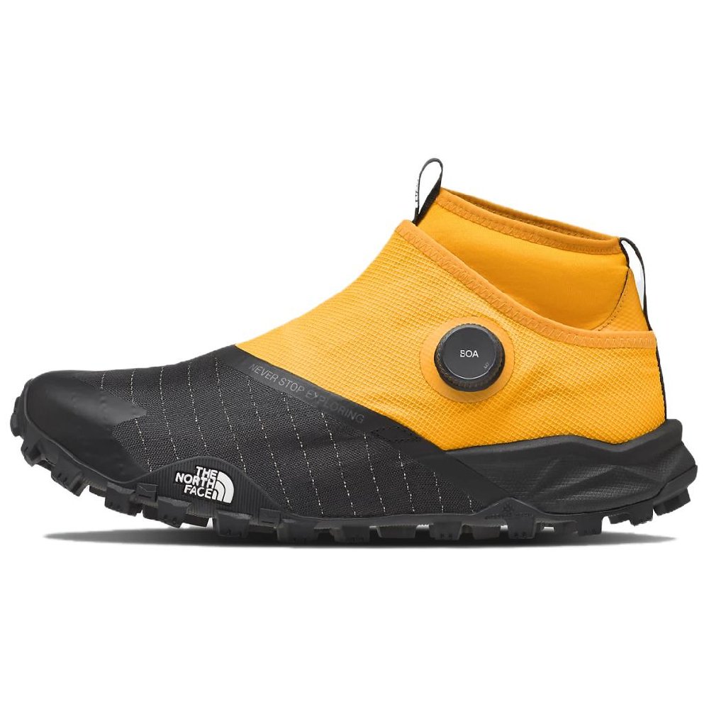 THE NORTH FACE Offtrail Anti-Slip Wear-Resistant Mid-Top Running Shoes Unisex Yellow