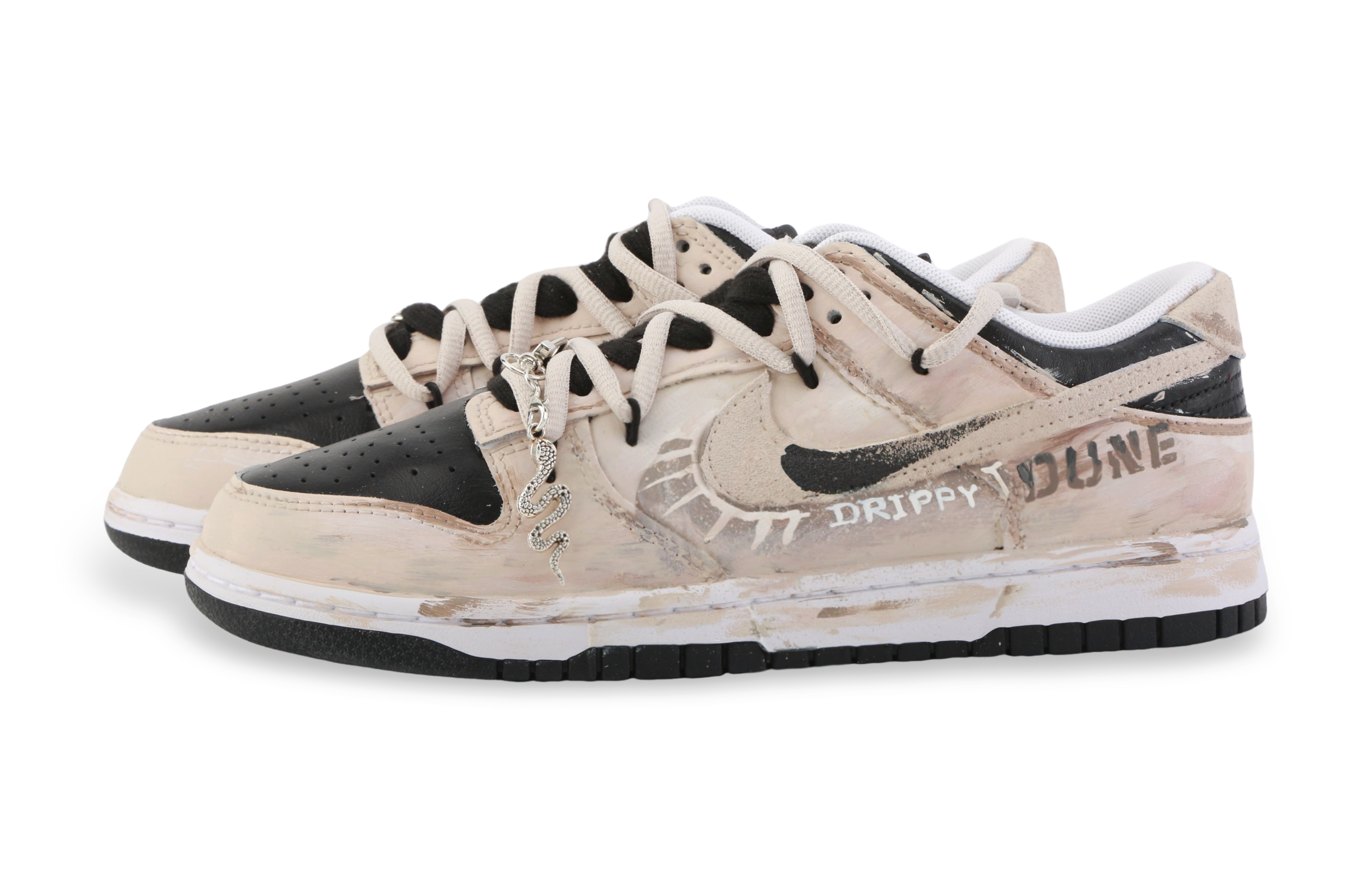 Nike Dunk Drippy Sand Worm Abrasion Resistant Low top Skateboard Shoes Men's Beige купить в интернет-магазине Yoocart с быстрой доставкой по России.