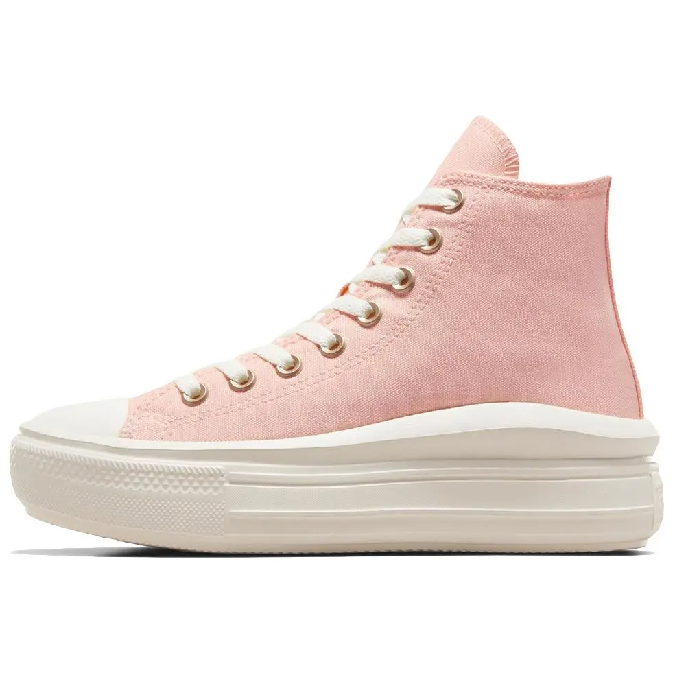 Converse All Star Move High Top Canvas Shoes Women's Pink