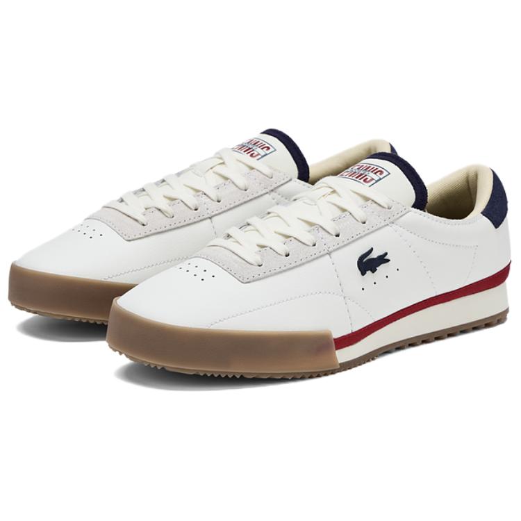 LACOSTE Casual Shoes Men's White Red купить в интернет-магазине Yoocart с быстрой доставкой по России.