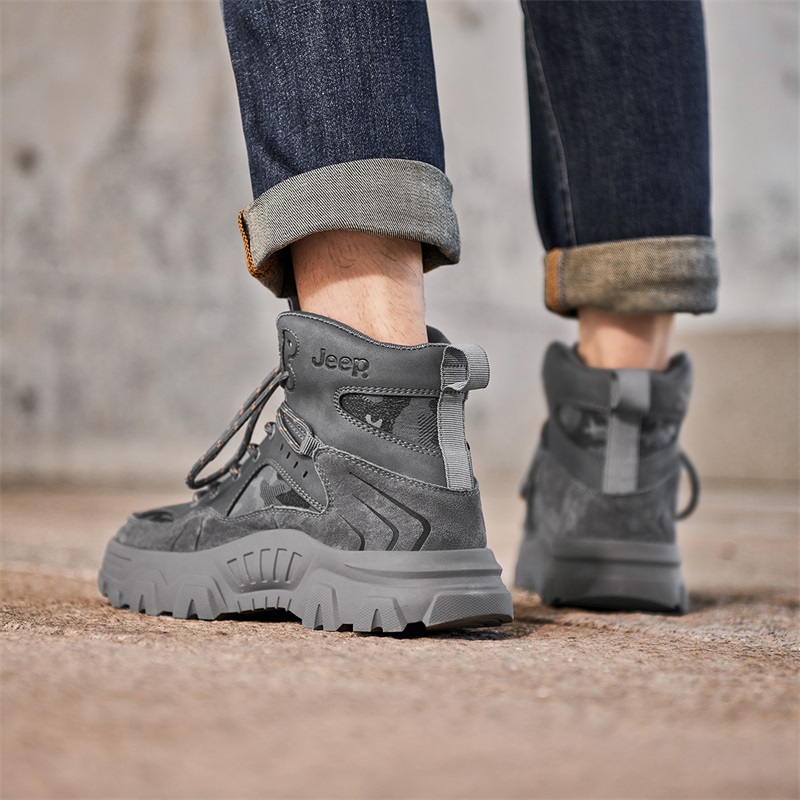Jeep Casual Outdoor Boots Unisex Gray купить в интернет-магазине Yoocart с быстрой доставкой по России.
