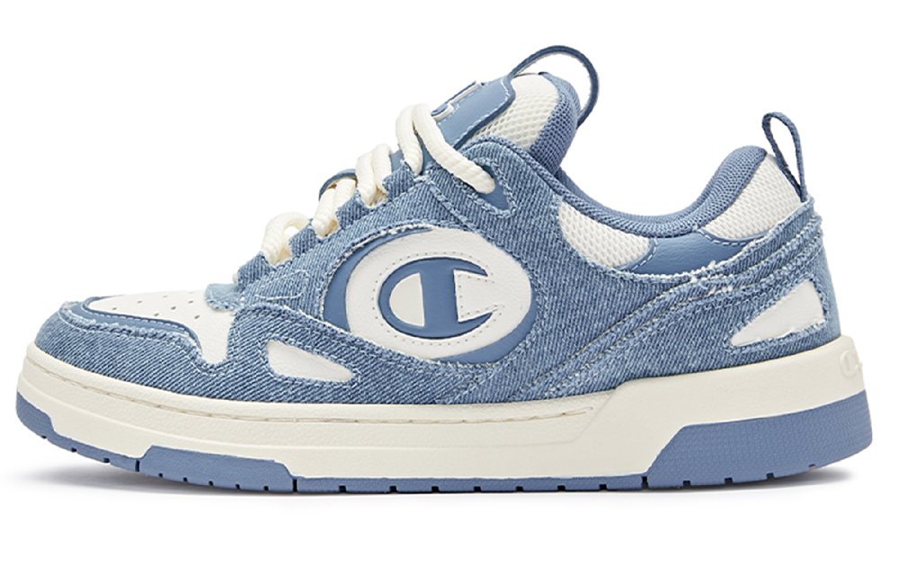 Champion Low Top Skateboard Shoes Women's Light Blue
