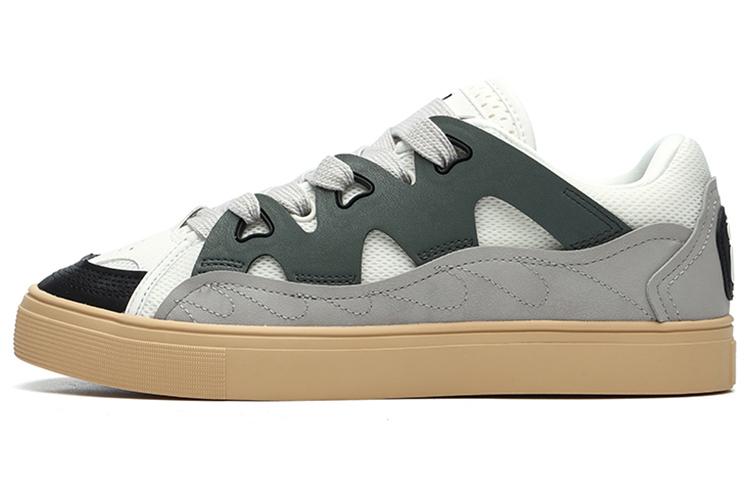 FILA FUSION Casper Low Top Skateboard Shoes Men's White Gray