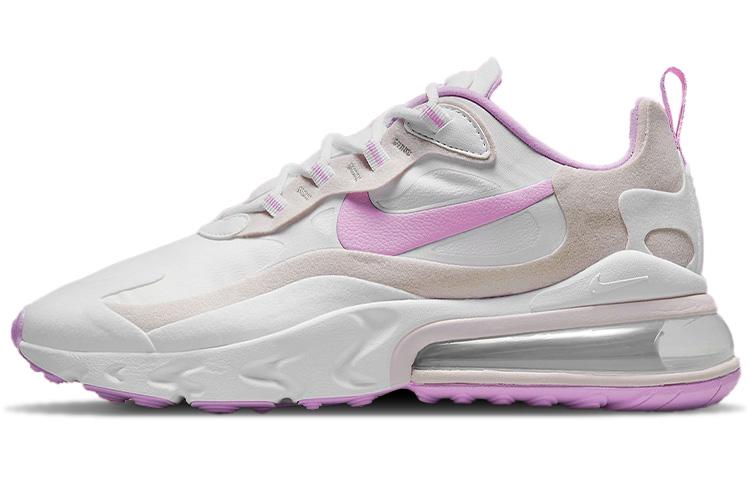 Nike Air Max 270 React 'White Fuchsia Glow Platinum Violet' Women's