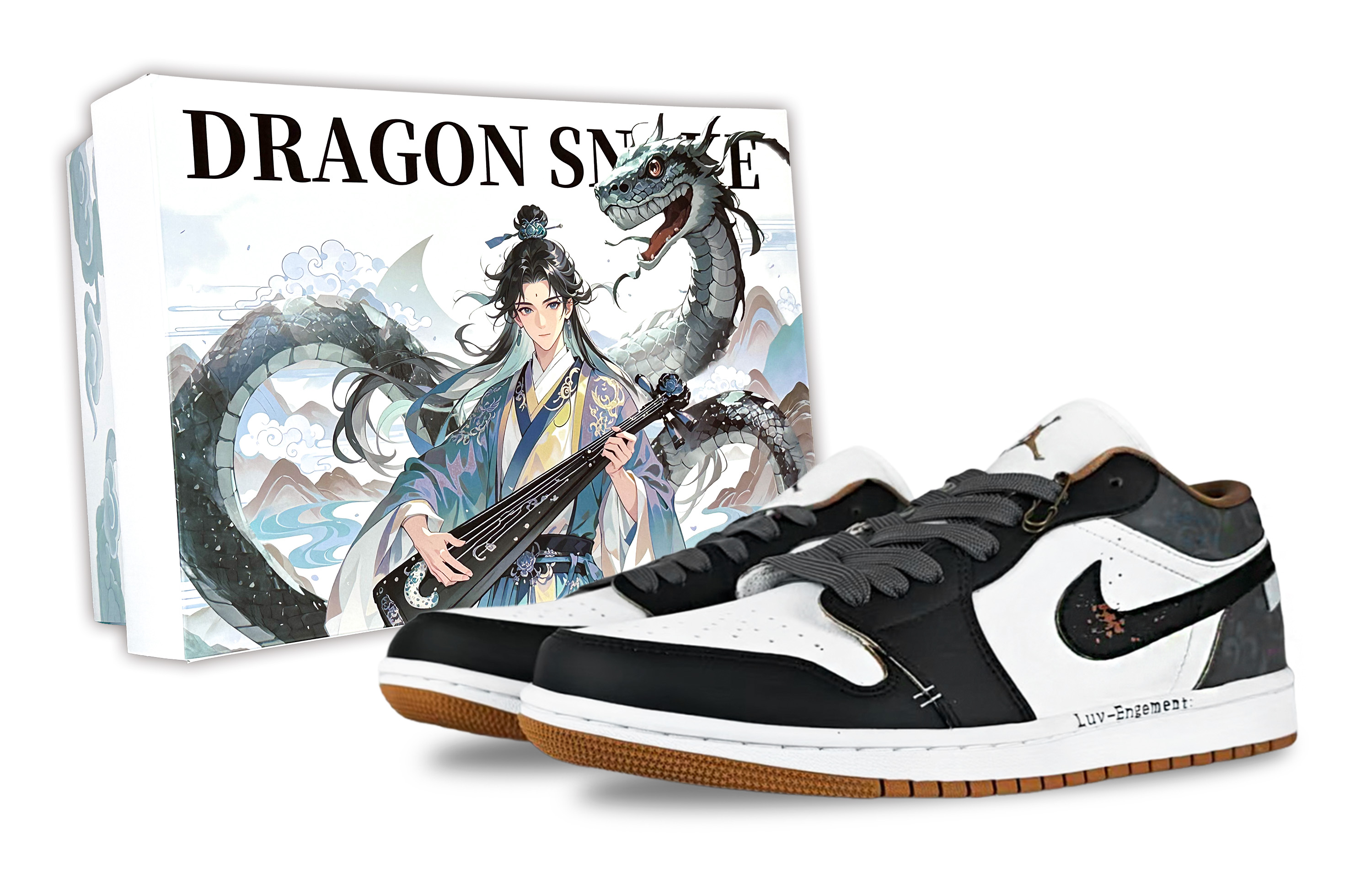 Jordan Air Jordan 1 Vintage Basketball Shoes Unisex Low top White/Brown
