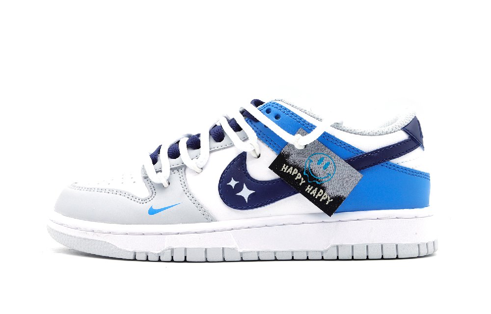 Nike Dunk 'Photon Dust' Ocean Star Deconstruction Low Top Skateboard Shoes Women's Blue Gray
