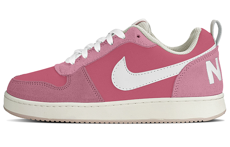 Nike Court Borough PRM Low-Top Skateboard Shoes Women's Pink White