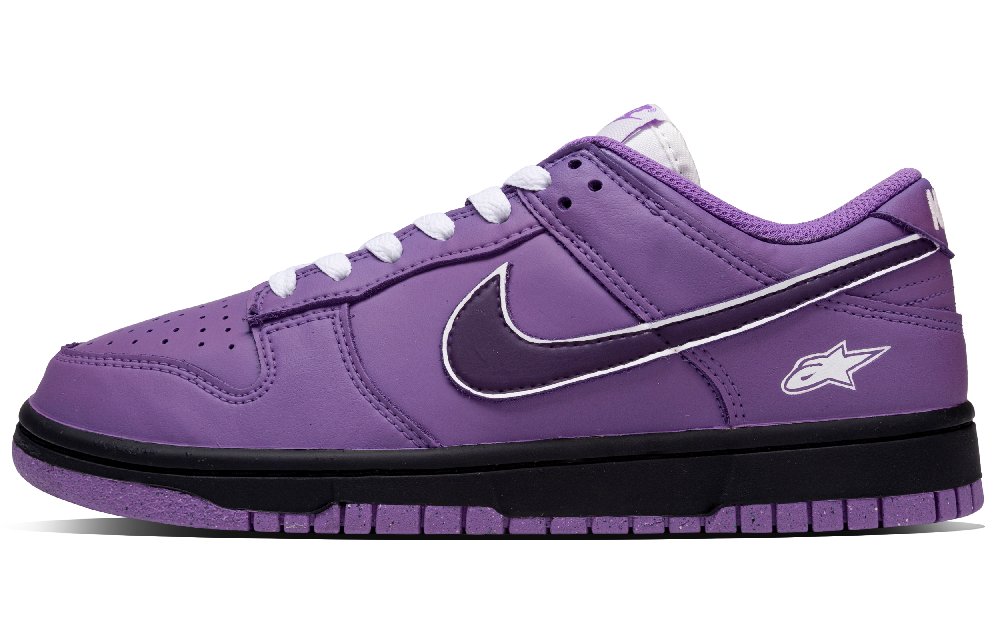 Nike Dunk Purple Whirlwind Abrasion Resistant Low top Skateboard Shoes Women's Night Purple