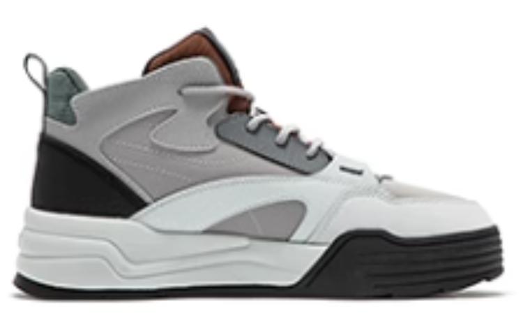 361° Thermal High Top Winter Padded Skateboard Shoes Men's Gray Black