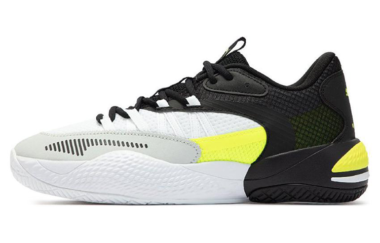 PUMA Court Rider 2.0 'White Black Yellow Alert'
