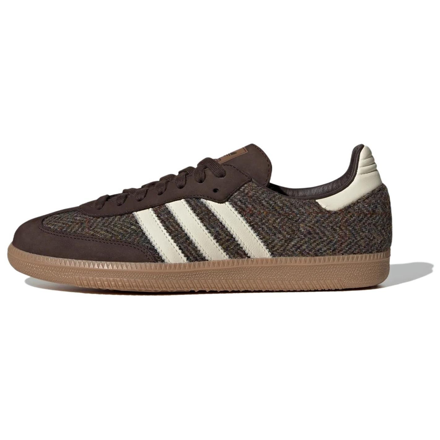 Adidas Samba Og Dark Brown Tweed