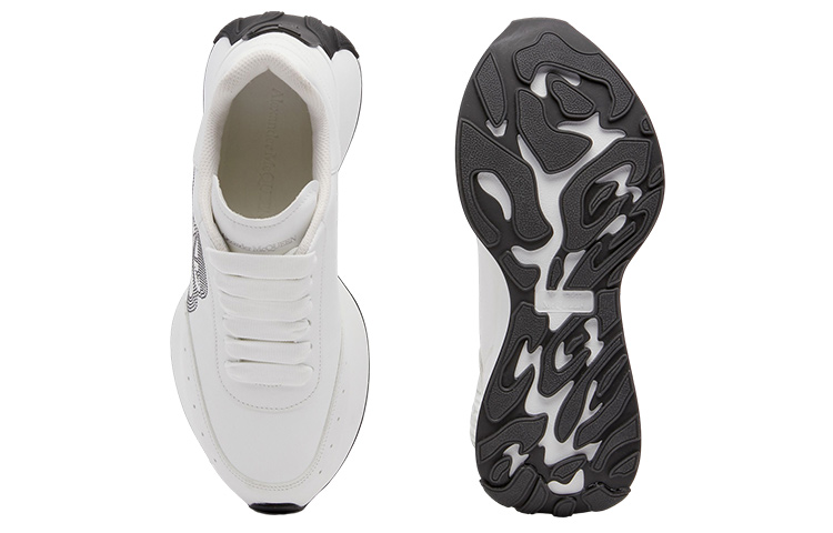 Alexander McQueen Sprint Runner White Black Women's