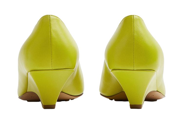 Bottega Veneta Point Cone Heel High Heels 5cm Women's Kiwi Green купить в интернет-магазине Yoocart с быстрой доставкой по России.