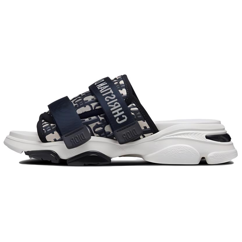 DIOR D Wander EVA Slip Resistant Slide Slippers Women's Dark Blue