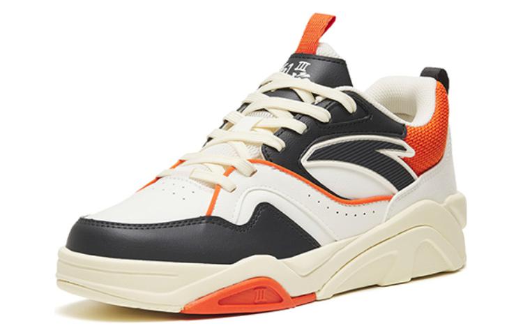 Anta Flame 3.0 Lightweight Cushioning Low-Top Skateboard Shoes Men's White Orange купить в интернет-магазине Yoocart с быстрой доставкой по России.