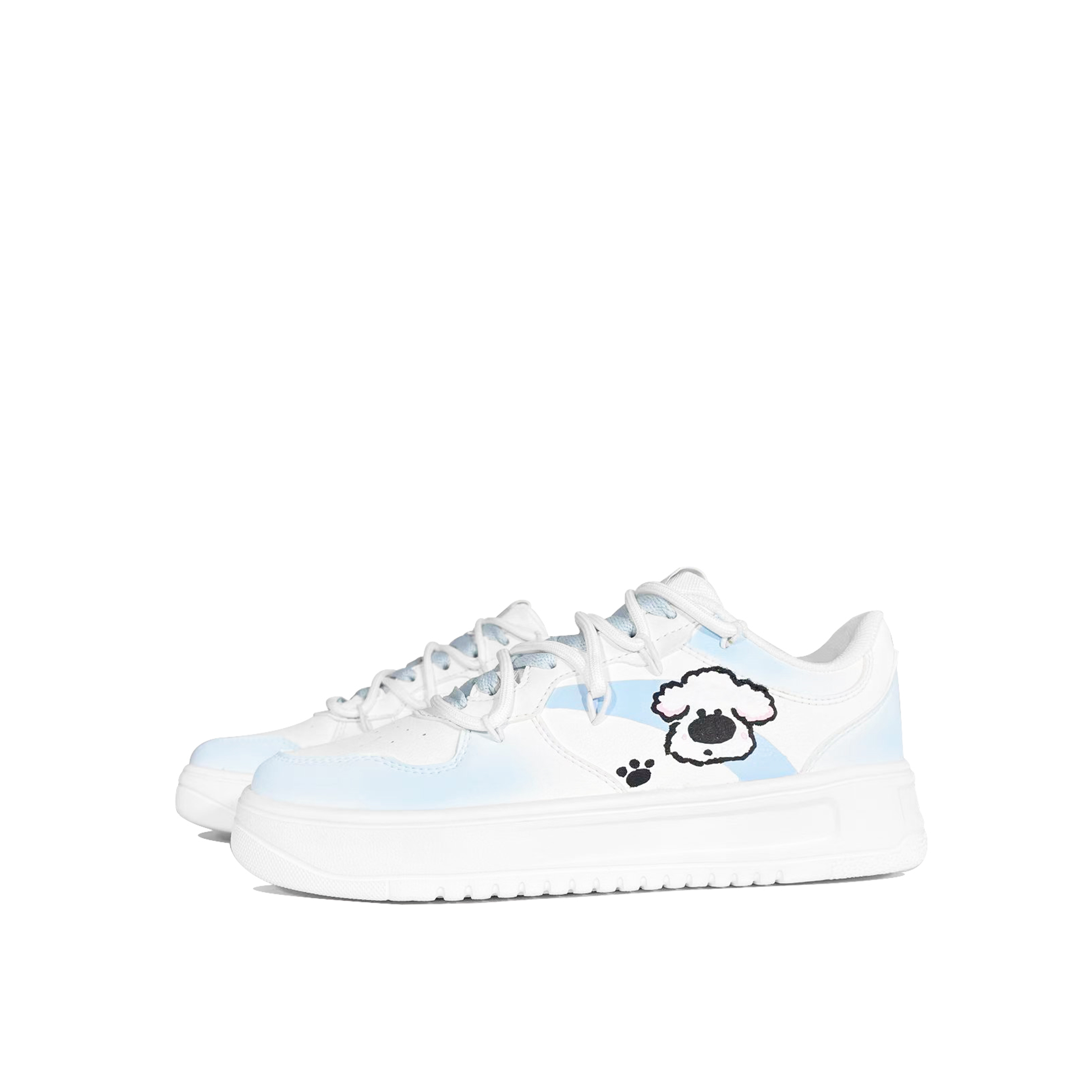 Anta Cute Puppy Attraction Slip Resistant Abrasion Resistant Low top Skateboard Shoes Women's Blue White купить в интернет-магазине Yoocart с быстрой доставкой по России.