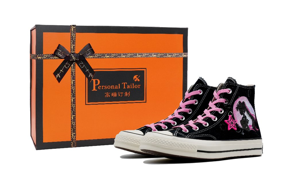 Converse 1970s Anti-Slip And Wear-Resistant Quick Dry High-Top Canvas Shoes Unisex Black