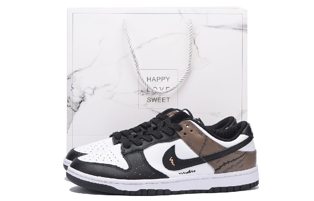 Nike Dunk Chestnut Slip-Resistant Coverage Low-Top Skateboard Shoes Men's Brown