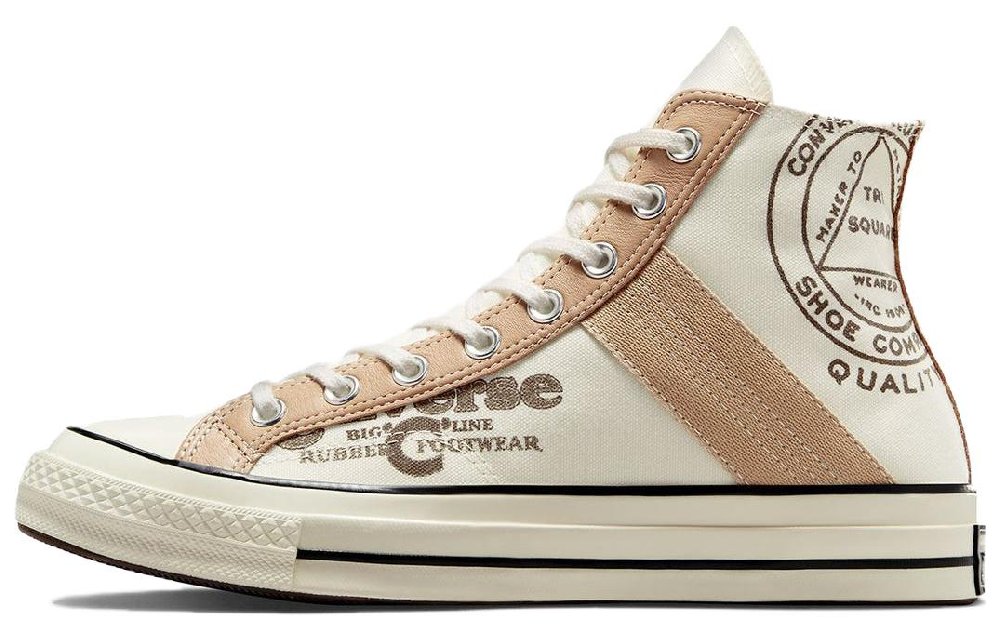 Converse Chuck 70 Leather Overlay High 'Egret Champagne Tan'
