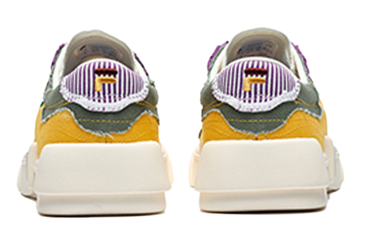 FILA FUSION Pop Skate Shoes 'Yellow Green White'