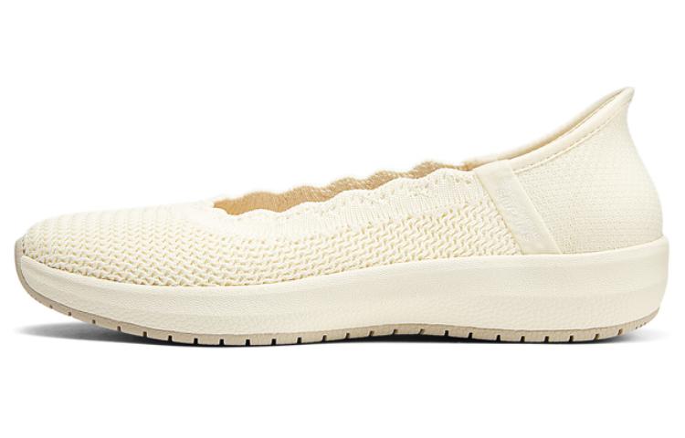 Skechers Cushioning Wear-Resistant Low-Top Casual Shoes Women's Beige