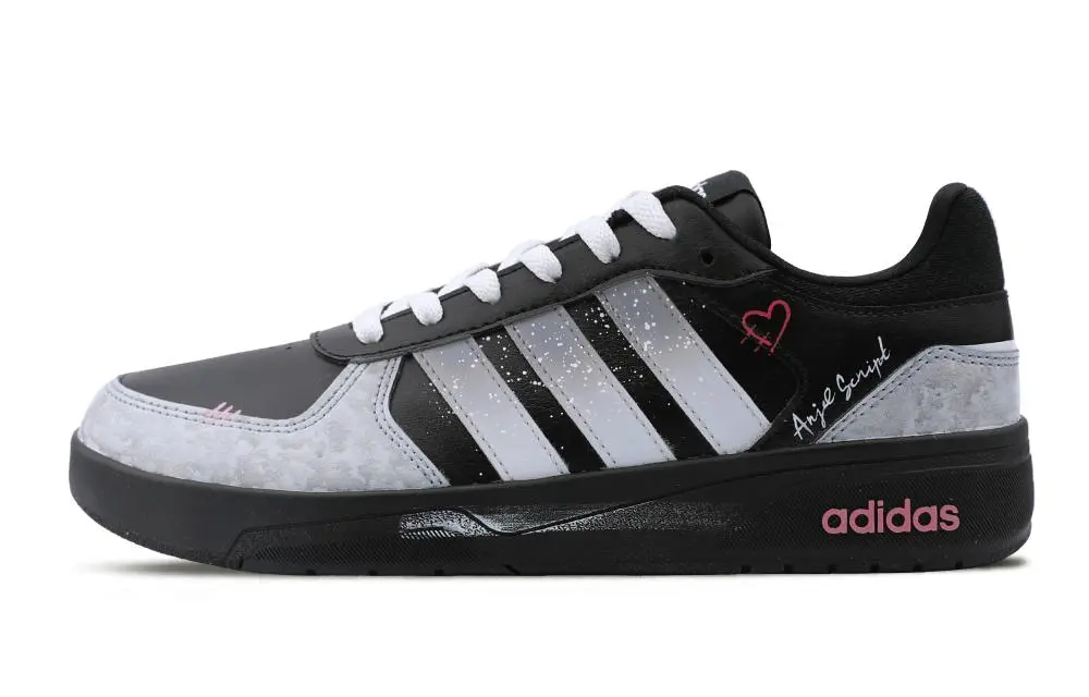 Adidas Neo Courtbeat Low top Skateboard Shoes Unisex Black Gray