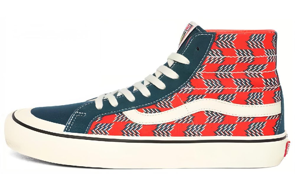 Vans Mod Checkerboard SK8-Hi 138 Decon Sf Red Blue