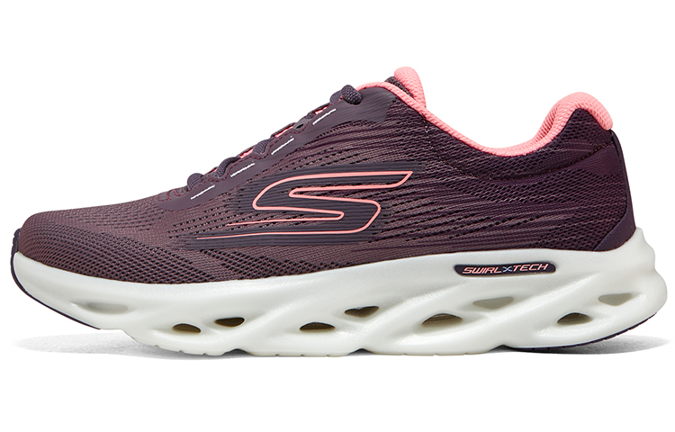 Skechers Go Run Speed Durable Breathable Low-Top Running Shoes Women's Deep Plum Red