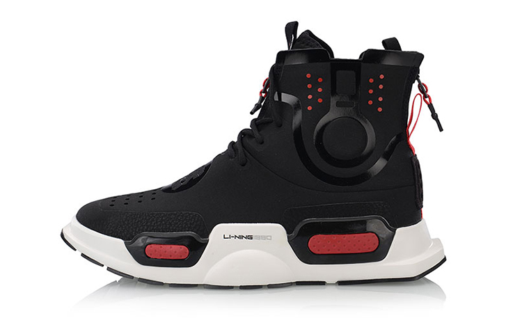 LINING NYFW Reburn Unisex High Basketball Leisure Shoes | Black